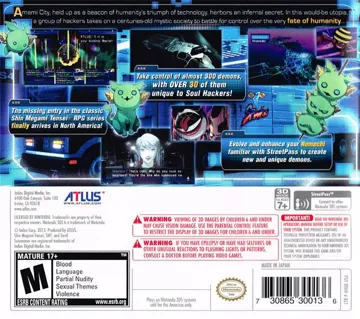 Shin Megami Tensei - Devil Summoner - Soul Hackers(Europe)(En) box cover back